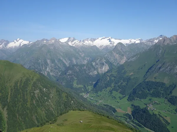 vom Wetterkreuz Aufstieg Richtung Gipfel Berger Kogel Blick Richtung NW