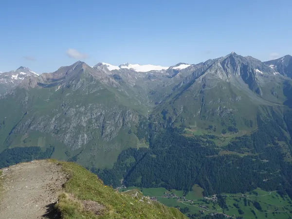 Blick vom Gipfel Berger Kogel Richtung Norden hinten der Großvenediger