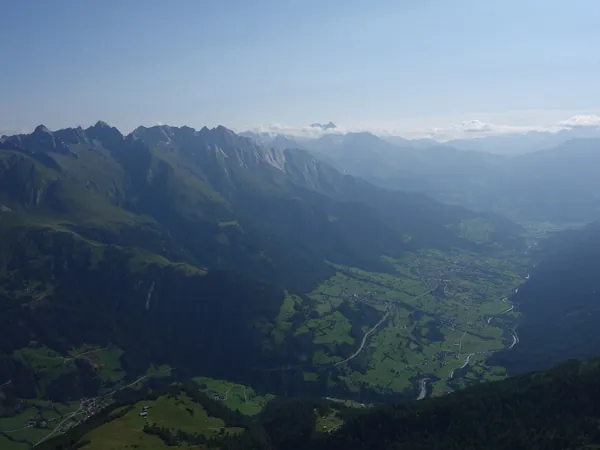 Blick vom Gipfel Berger Kogel Richtung ONO hinten Mitte der Großglockner