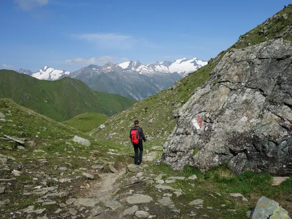Abstieg vom Gipfel Berger Kogel Richtung Bergerseehütte