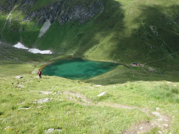 kurz vor Berger See mit Bergerseehütte