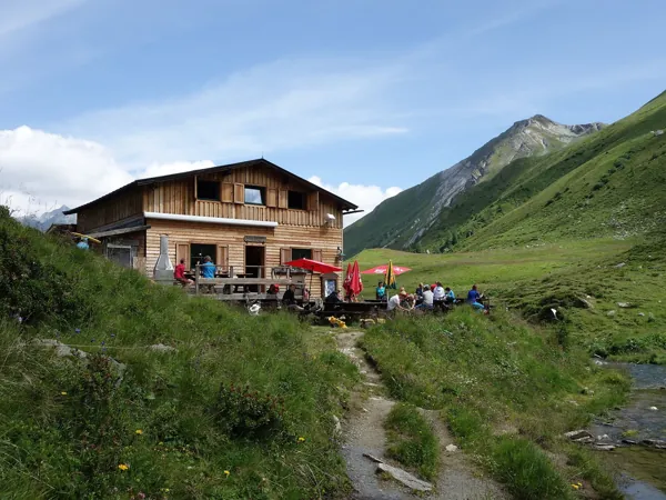 bei Bergerseehütte hinten rechts der Berger Kogel