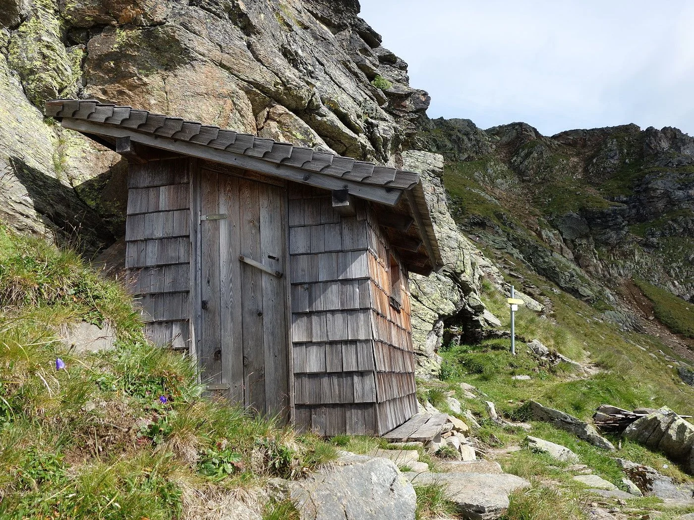 von Aleit Richtung Bocksteinscharte bei Biwakhütte