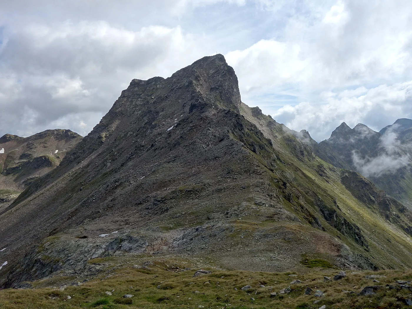 von Bocksteinscharte Richtung Gipfel Bockstein