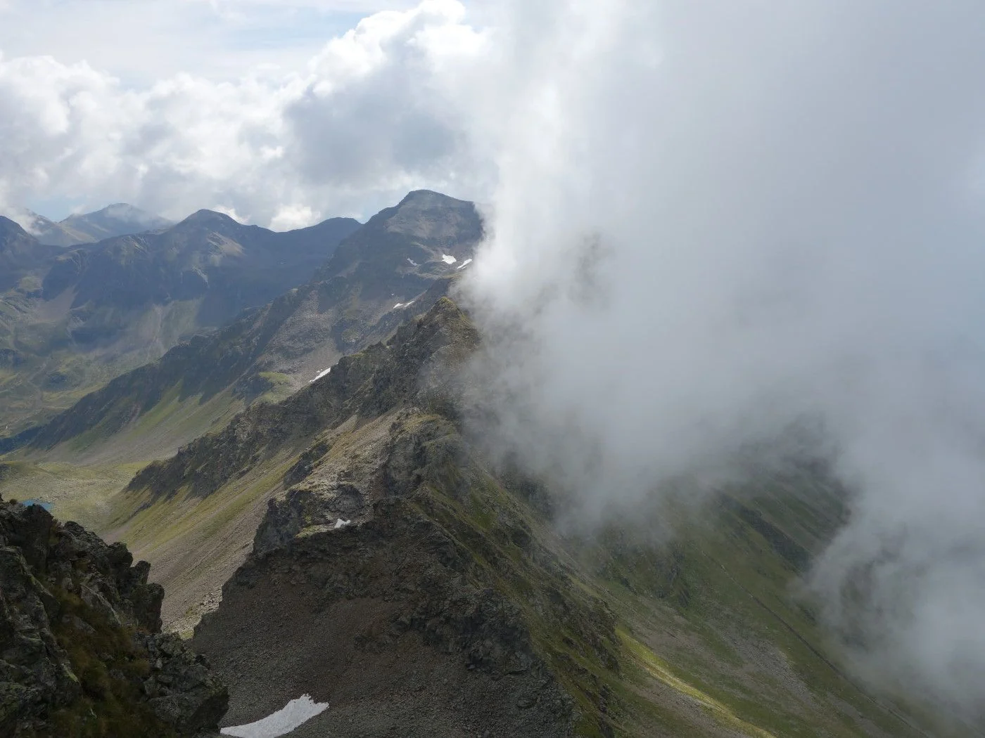 Blick vom Gipfel Bockstein Richtung SW