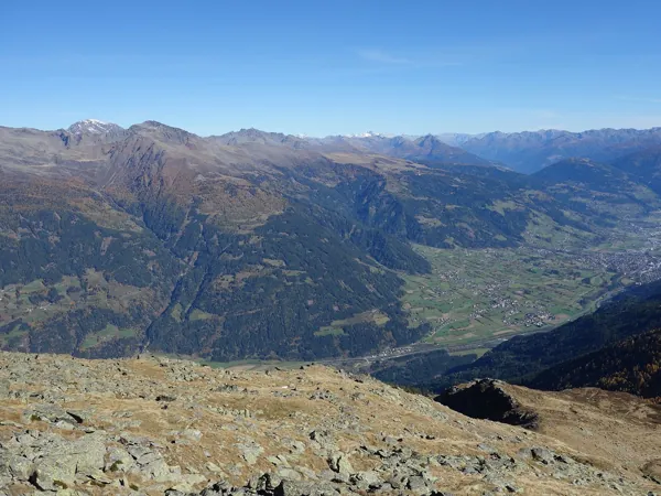 Blick vom Gipfel Böses Weibele Richtung NNO