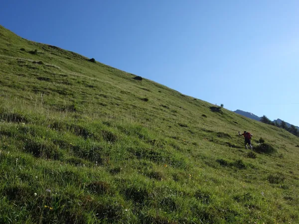 vom Falkenstein Aufstieg Richtung Bunzkögele