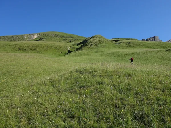 vom Falkenstein Aufstieg Richtung Bunzkögele links im Bild