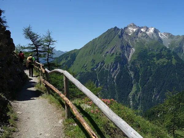 von der Äußeren Steiner Alm zurück zum Ausgangsort rechts der Ochsenbug