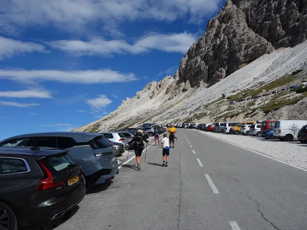 Start am Parkplatz Auronzohütte