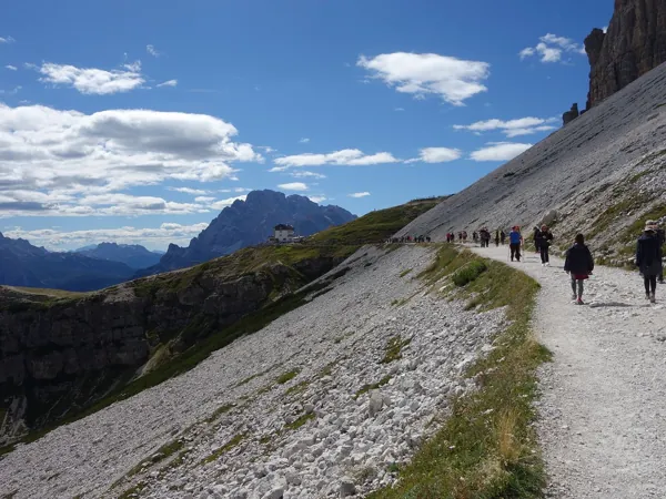 von der Lavaredohütte zur Auronzohütte