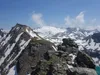 Blick vom Gipfel Eckkopf Richtung NO Mitte hinten der Mölltaler Gletscher