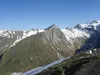 Blick vom Gipfel Figerhorn Richtung NW Bildmitte die Kreuzwandspitze
