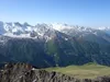 Blick vom Gipfel Figerhorn Richtung Süden hinten Bildmitte der Hochschober