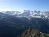 Blick vom Gipfel Figerhorn Richtung SO Bildmitte das Böses Weibl