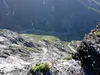 Tiefblick vom Gipfel Figerhorn Richtung Ködnitztal