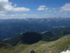 Blick vom Gipfel Finsterkofel Richtung SW hinten die Karnischen Alpen