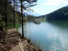 entlang des Seeufers Tristacher See