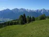 bei der Naturfreundehütte Blick Richtung Lienzer Dolomiten