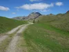 von der Bergstation Faschingalm zur Bergstation Steinermandl hinten Mitte die Schleinitz