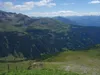 Blick vom Gipfel Goiselemandl Richtung Osten vorne der Straßkopf