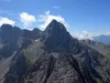 Gipfel Große Gamswiesenspitze Blick Richtung Süden Bildmitte Simonskopf