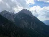 bei Dolomitenhütte Blick Richtung Spitzkofel