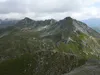 Blick vom Mulleter Sadnig auf den weiteren Tourenverlauf li der Magernigspitz re der Hirtenkopf