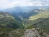 Blick vom Gipfel Magernigspitz Richtung Westen unten Astental