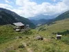 Abstieg vom Schobertörl Richtung Sadnighaus bei Burgstalleralm