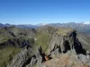 Blick vom Gipfel Großer Zunig Richtung Westen hinten Mitte der Hochgall