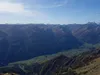 Blick vom Gipfel Hintereggkogel Richtung SW
