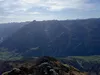 Blick vom Gipfel Hintereggkogel Richtung Süden links der Zunig