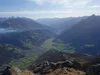 Blick vom Gipfel Hintereggkogel Richtung SSO unten das Iseltal