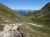 von der Hochalmhütte Aufstieg zum Maurerkopf kurz vor der Flatschkofelscharte