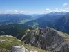 Blick vom Gipfel Hochalpenkopf Richtung Osten unten das Pustertal