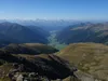 Blick vom Gipfel Hochkreuzspitze Richtung SW unten das Gsieser Tal