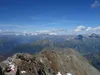 Blick vom Gipfel Hochschober Richtung NW hinten Bildmitte der Großvenediger