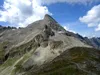 Abstieg zur St Pöltner Hütte über Weinbichl hinten der Taürnkogel