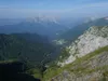 von der Marinellihütte Aufstieg Richtung Hohe Warte Blick Richtung Westen