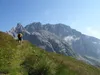 von der Marinellihütte Aufstieg Richtung Hohe Warte hinten die Kellerspitzen