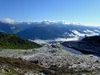 von der Leckfeldalm zum Heimkehrerkreuz Blick Richtung Villgratner Berge