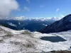 vom Heimkehrerkreuz zur Sillianer Hütte Blick Richtung NNO hinten die Villgratner Berge