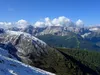 vom Heimkehrerkreuz zur Sillianer Hütte hinten die Sextner Dolomiten