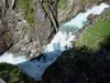 durch die Daberklamm Tiefblick von Aussichtsplattform