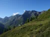 Aufstieg Richtung Wetterkreuz Blick Richtung Rote Spitze