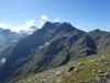Blick vom Gipfel Langschneid Richtung SSO Bildmitte die Rote Spitze