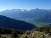 Thurner Alm Blick Richtung Süden hinten Lienzer Dolomiten