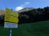 Start am Parkplatz Matreier Taürnhaus hinten das Tourenziel Messelingkogel
