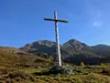 von der Ochsnerhütte Aufstieg Richtung Seidernitztörl beim Wetterkreuz